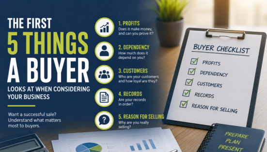 The First Five Things a Buyer Looks At